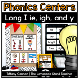 Vowel Teams Long I IE, IGH, Y Phonics Centers & Activities