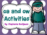 Long O Activities and Games  (ow and oa)