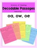 Long O Decodable Passages Featuring oa, ow, & oe (Science 