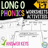 Long O Word Work ~ Long Vowels Worksheets and Activities P