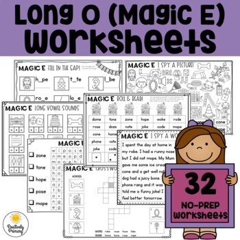 Magic E - Long O worksheet