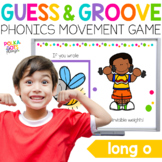 Long O Movement Game | Guess and Groove Phonics Activity a