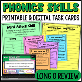 Long O Review : Phonics Activities for Older Students - Ta