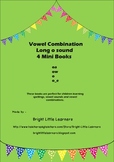 Long O Sound Vowel Combination (oa,ow,o,o_e) 4 Mini Books