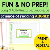 Long O Vowel Digraphs Print & Digital Activities | O OA OE OW O_E