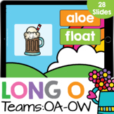 Long O: Vowel Team OA and OE Phonics Practice Google Slide