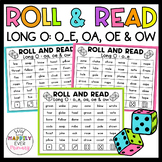 Long O Vowel Teams O_E OA OE OW | Roll and Read Fluency Pr