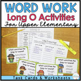 Long O Vowel Teams Word Work Activities