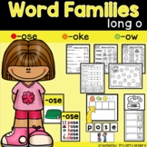 Long O Word Families: -ose, -ow, -oke words