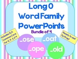 Long O Word Family PowerPoints Bundle Reading/Phonics for 