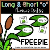 FREE Long O Patterns & Short O CVC Spring Phonics Centers 