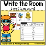 Long O (o, oa, ow, oe) Write the Room & Writing Center Activities