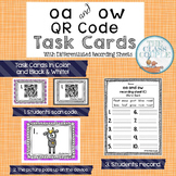 Long O oa & ow QR Code Task Cards