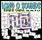 Long O oa, ow,  & o_e  Sounds Board Game & Recording Sheet