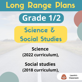 Preview of Long Range Plans - Grade 1/2 Science/Social Studies -  EDITABLE