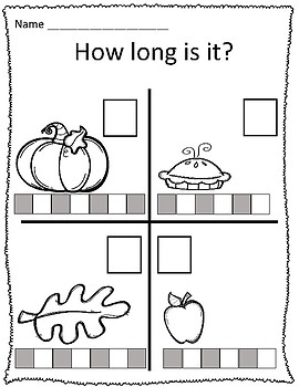 Long & Short Fall Measurement Worksheets by AddingToTheFun | TPT