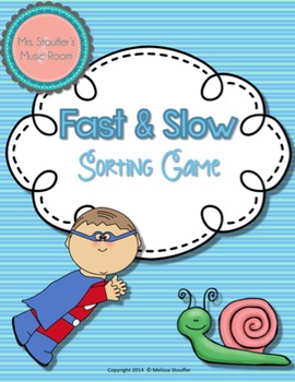 Preview of Fast/Slow Sorting {Worksheet/Center for Practice or Assessment}