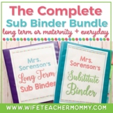 Long & Short Term and Maternity Leave Substitute Binder Bu