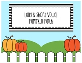 Long & Short Vowel Pumpkin Sort