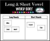 Long & Short Vowel Sort
