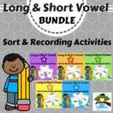 Long & Short Vowel Sounds BUNDLE {sound sorts & recording 