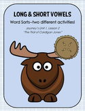 Long & Short Vowels--TWO Word Sort Activities for "The Tri