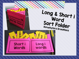Long & Short i Word Sort Folder