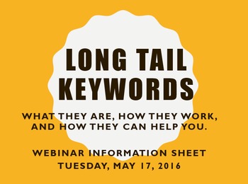 Preview of Long Tail Keyword Page for Webinar