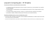Long Term Computing Plan