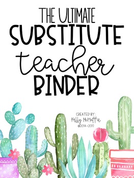 Preview of Long-Term Substitute Binder (British English Version)