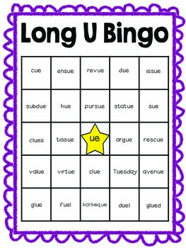 long u bingo game sets freebie in preview by simply
