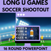 Vowels Long U | ELA Review Games | Soccer Shootout | Kinde