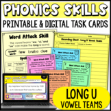 Long U Vowel Team : Phonics Activities for Older Students 