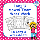 Long U Vowel Team Word Work