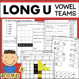 Long U Worksheets Silent E UE UI Vowel Teams Phonics Activities