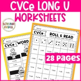 Long U Worksheets for Practicing CVCe Magic E