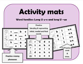 Preview of Long U activity mats