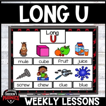 Preview of Science of Reading Long U | Long Vowel Worksheets | Long Vowel Games