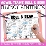 Long Vowel Teams Fluency Roll & Read Sentences