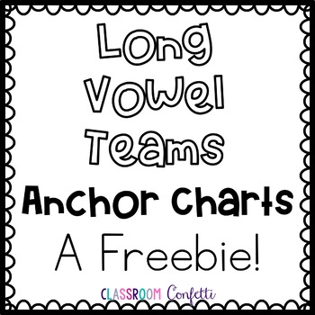 Long And Short Vowels Anchor Chart