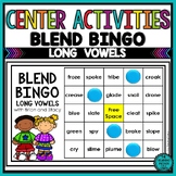 Long Vowel Bingo Boards with  Initial Blends  L, R, S