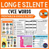Long Vowel CVCE Worksheets: Phonics Long E Silent E (e_e) 