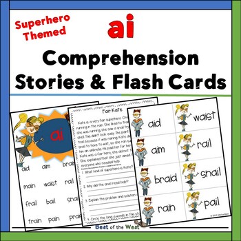 Preview of Long Vowel Combination - ai - long vowel teams - High Interest Passages