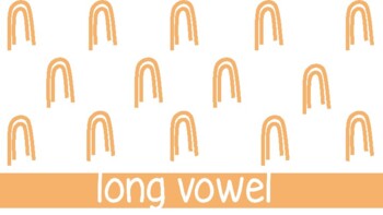 Preview of Boho Long Vowel Decodable