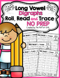 Long Vowel Digraphs Roll, Read and Trace! NO PREP