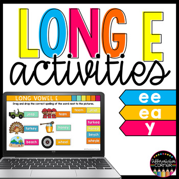 Preview of Long Vowel E Activities Google Slides