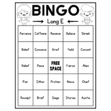 Long Vowel E Bingo Game | Long E (ei, ie) | Phonics Game