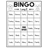 Long Vowel E Bingo Game | Long E (ey, y) | Phonics Game