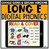 Long Vowel E Digital Phonics Activities for Distance Learning