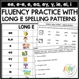 Long Vowel E Fluency Practice